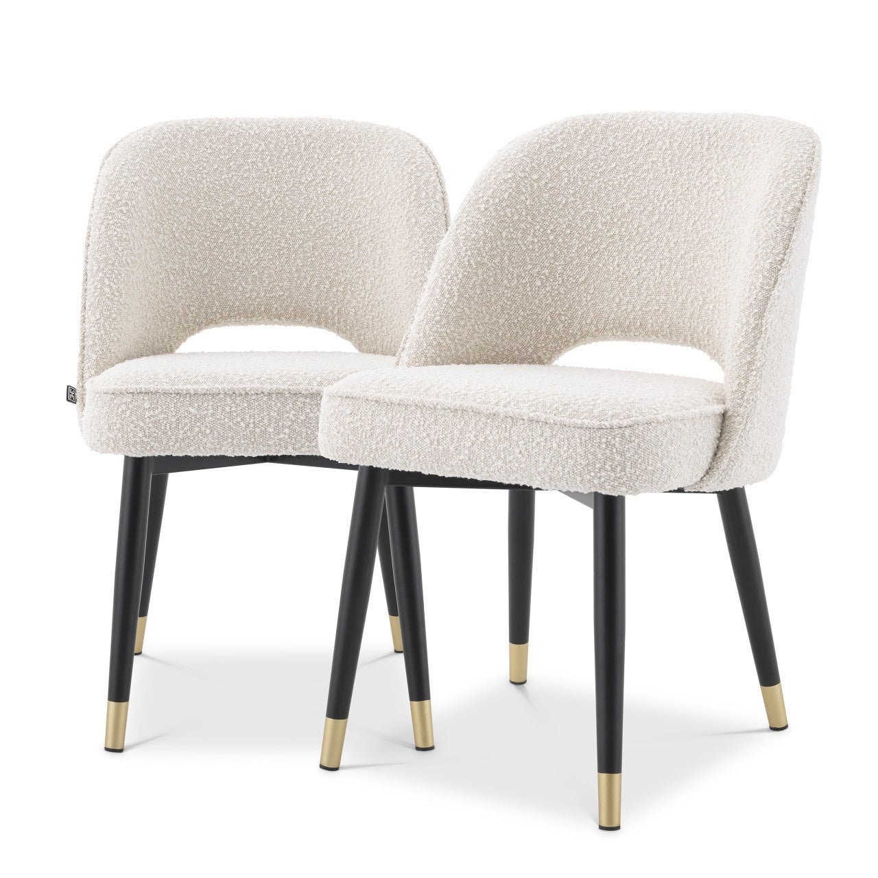 Eetkamerstoel Cliff set van 2 Bouclé