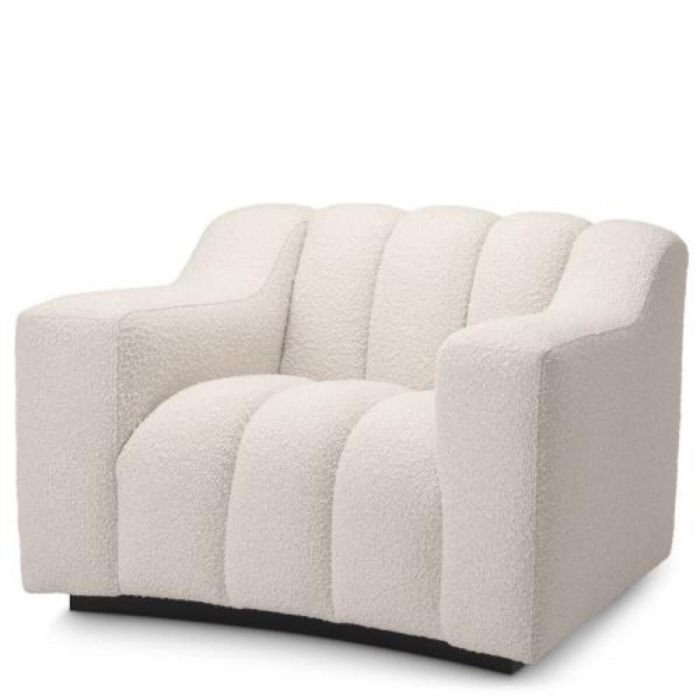 Fauteuil Kelly Bouclé
