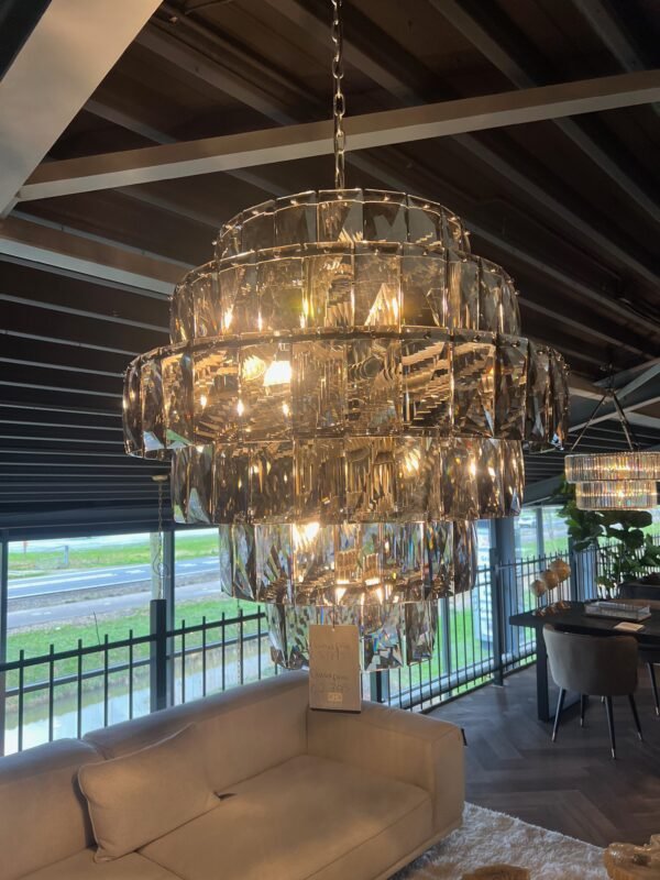 Hanglamp Amazone L Gerookt Glas