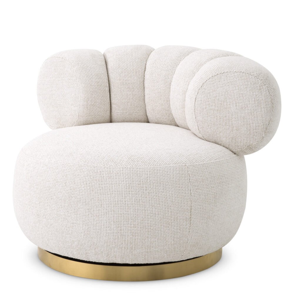 Draaifauteuil Phedra Wit - Afbeelding 2