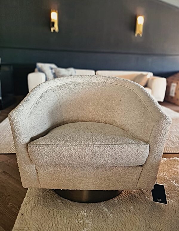 Draaifauteuil Catene Bouclé