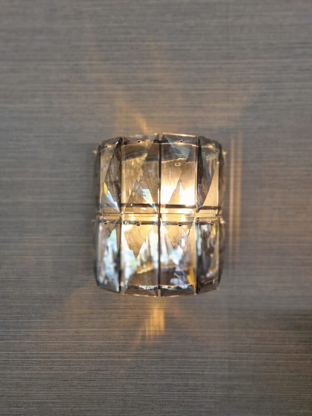 Wandlamp Amazone Gerookt Glas - Afbeelding 2