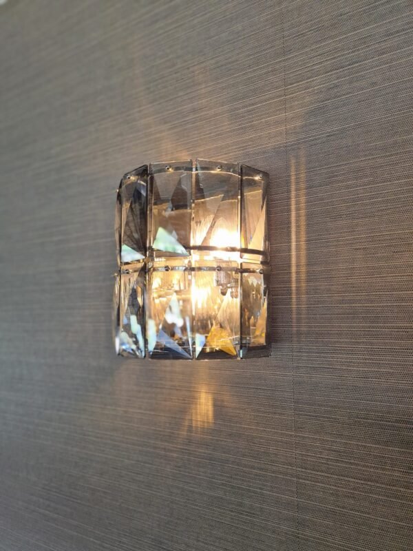 Wandlamp Amazone Gerookt Glas